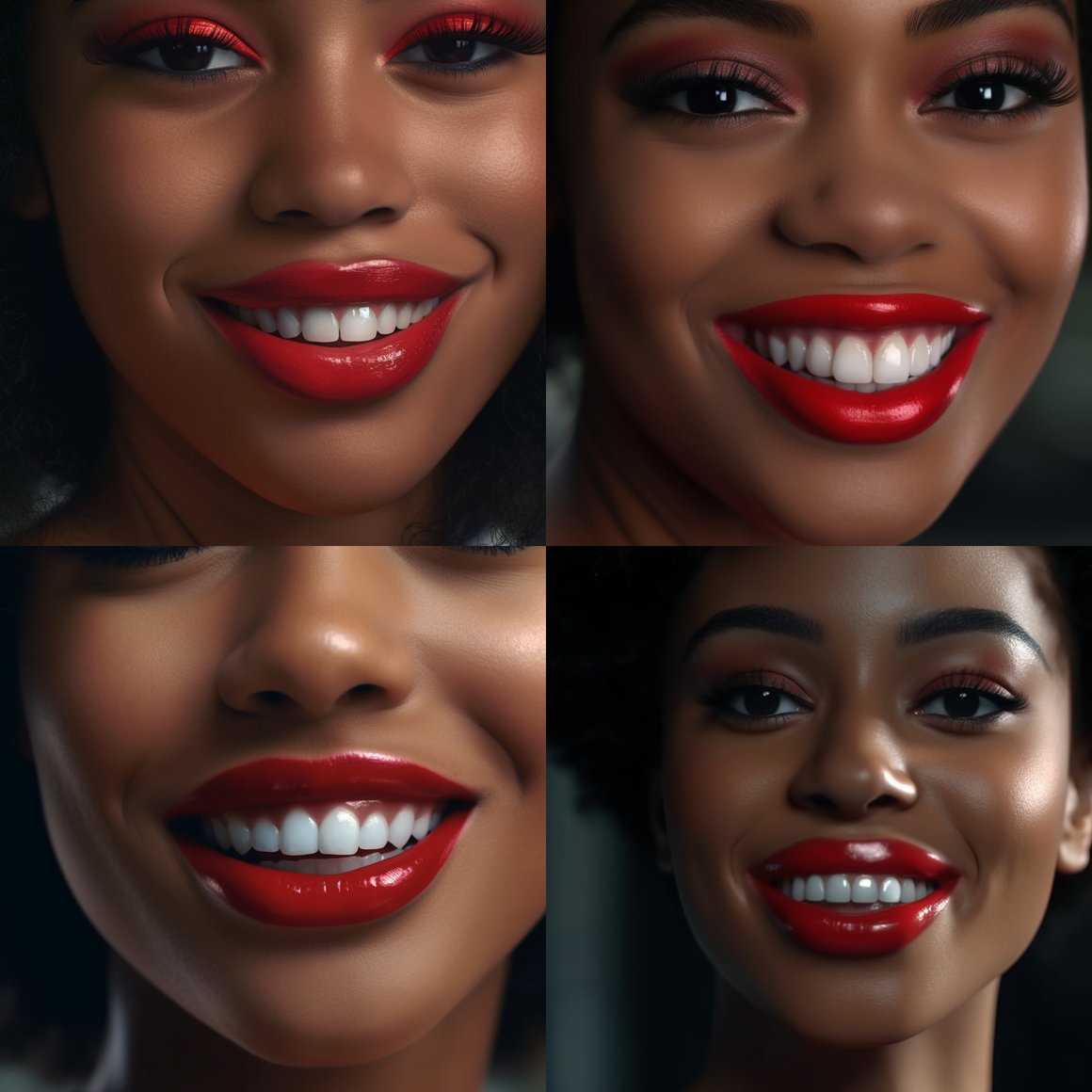 A Super Realistic 4K Portrait of a Glamorous African American Woman
