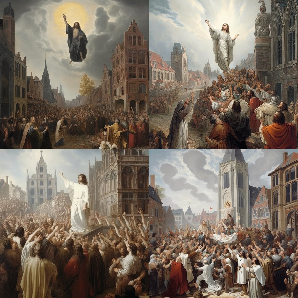 Christ's Divine Encounter in Mons, Belgium