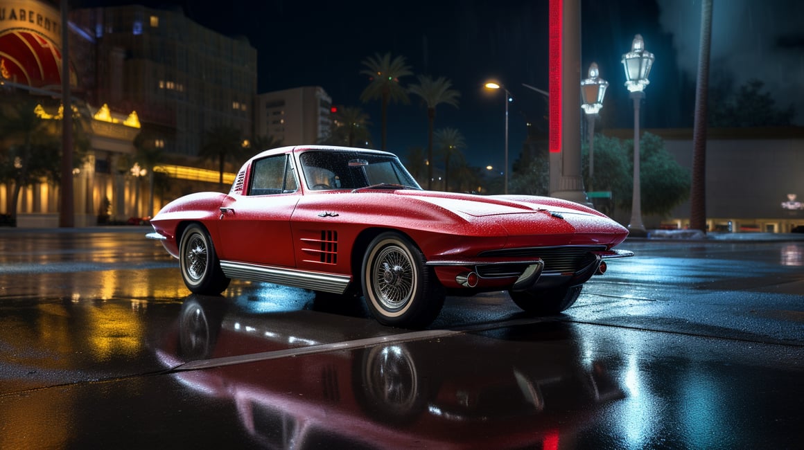 Neon Nights: A Vegas Corvette Experience