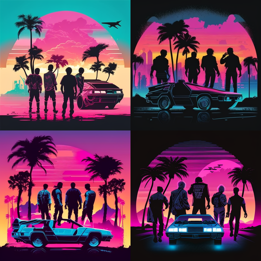 Retro Time Travel: Miami Vice Meets Back to the Future