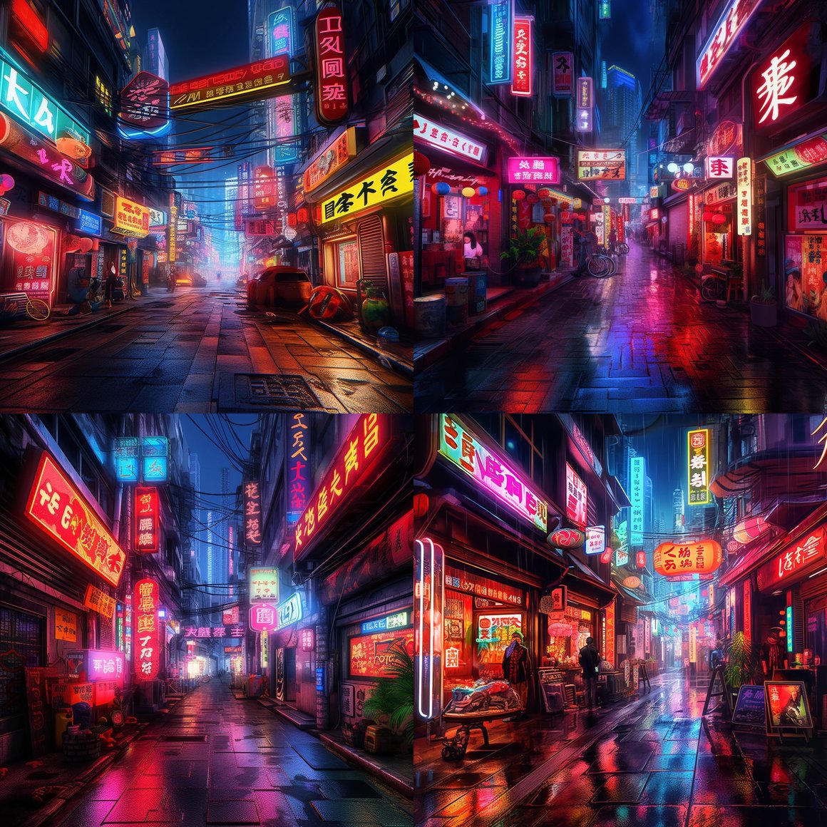 Neon Nightscape: Voyage through Futuristic NeoTokyo