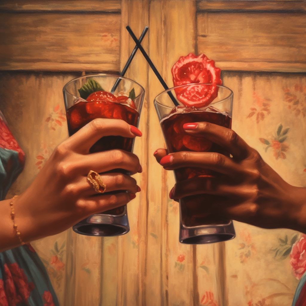 Clinking Cuba Libre: A Rustic Retro Interlude