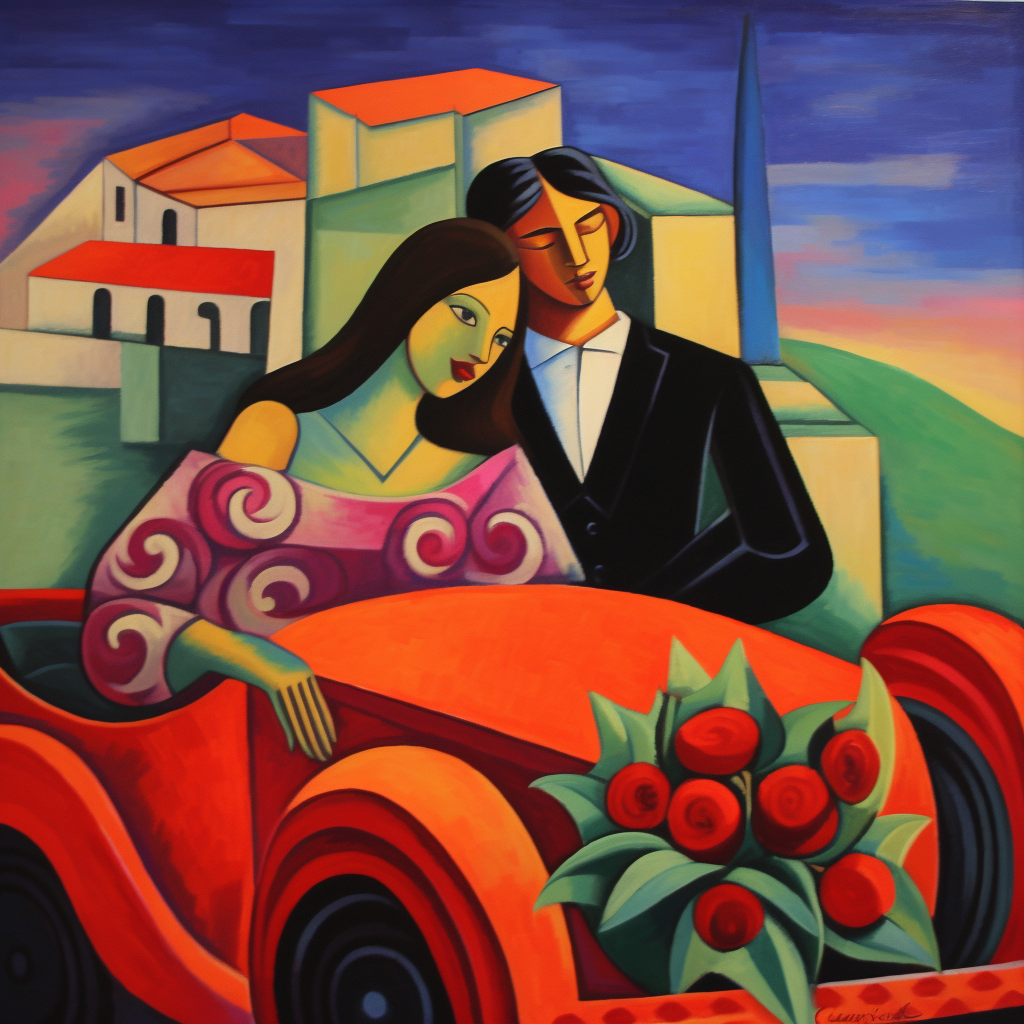 Midday Romance in Picasso's Lens