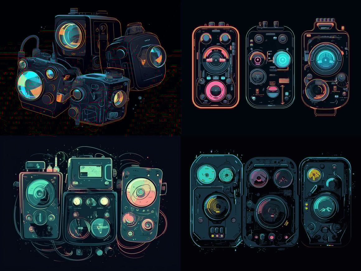 Midnight Cyber Sensor: Anime Style Illustration Journey