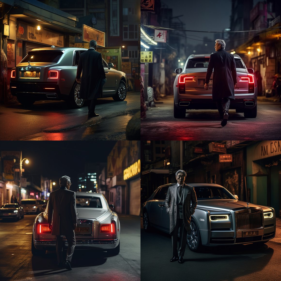 Midnight Elegance: A Nighttime Journey in the City