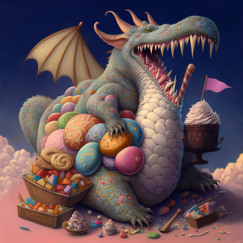 Sugar Dragon's Candy Trove: A Whimsical Halfway Stop
