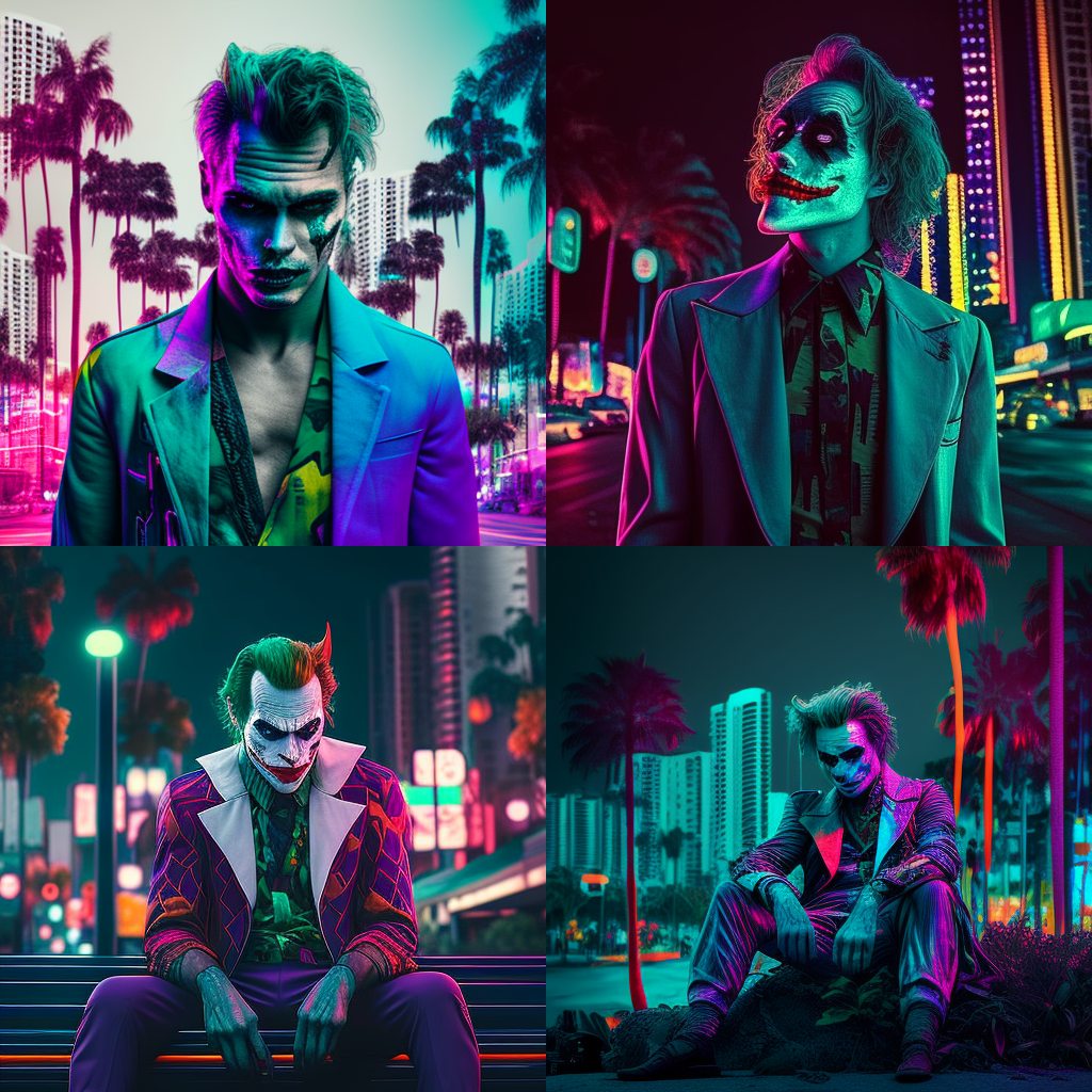 Neon Joker: 1980's Miami Madness