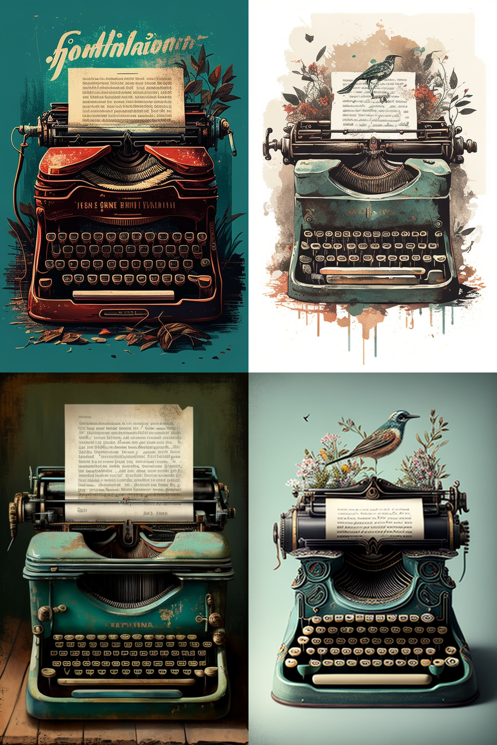 Chronicles of Past: A Vintage Typewriter Voyage