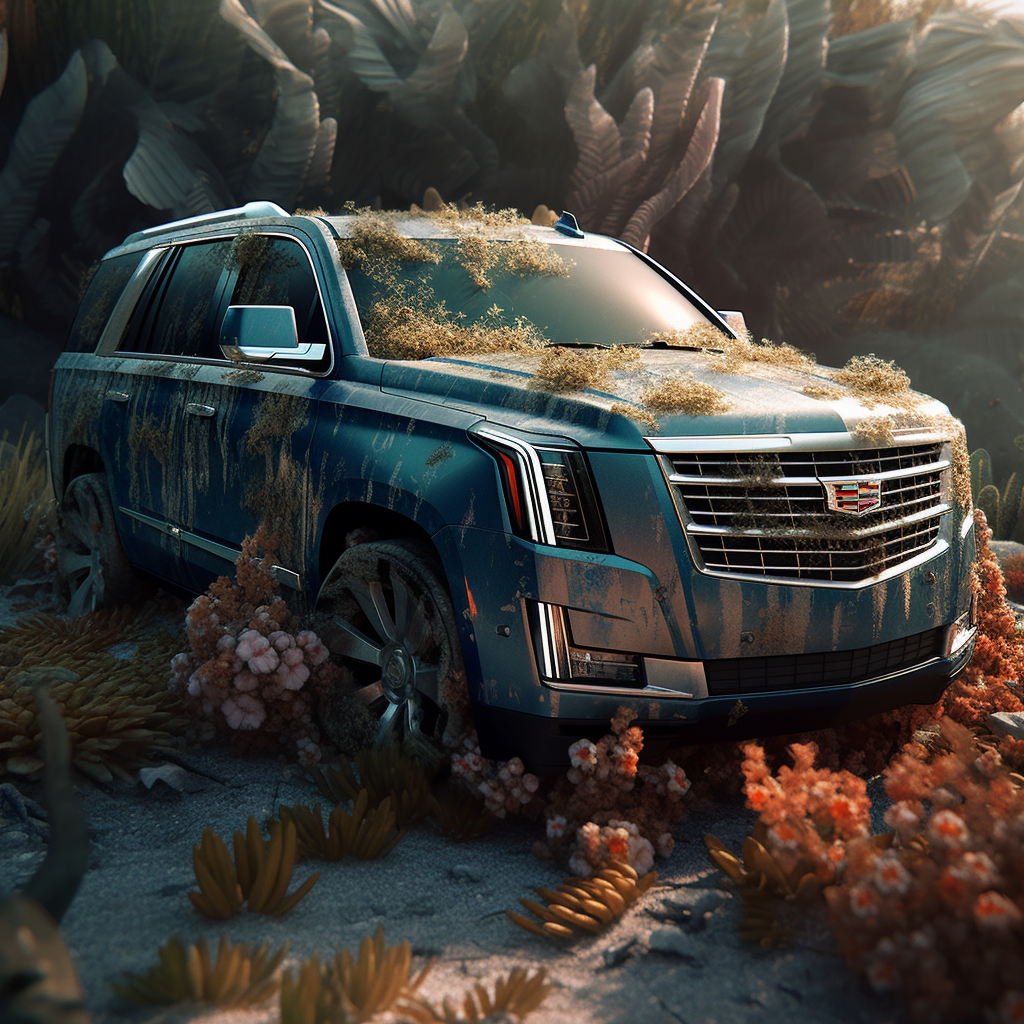 Submerged 2023 Cadillac Escalade Exploration