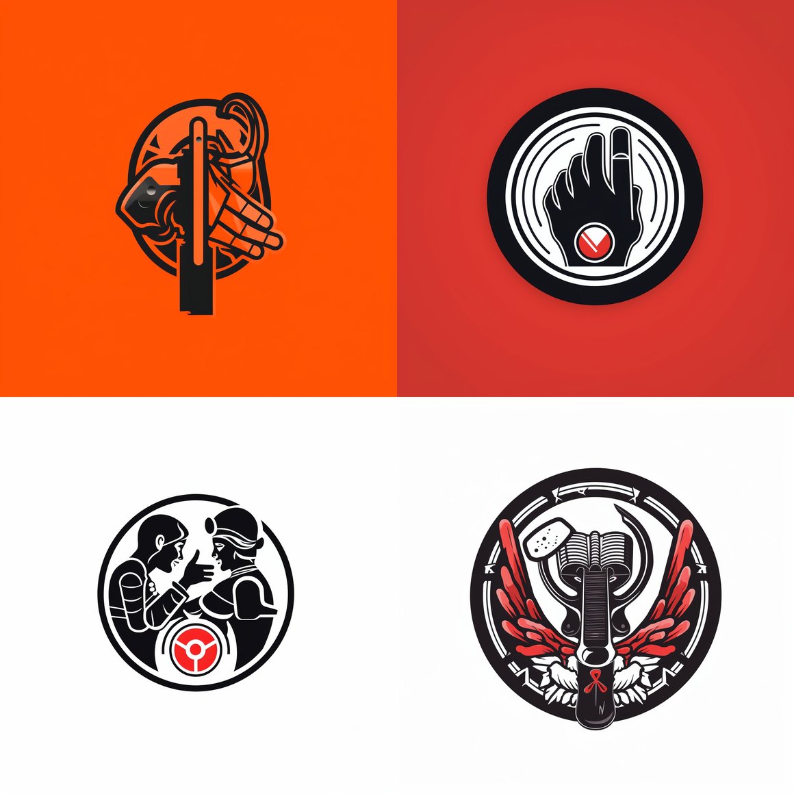 Armed Violence Support Line Logo Design