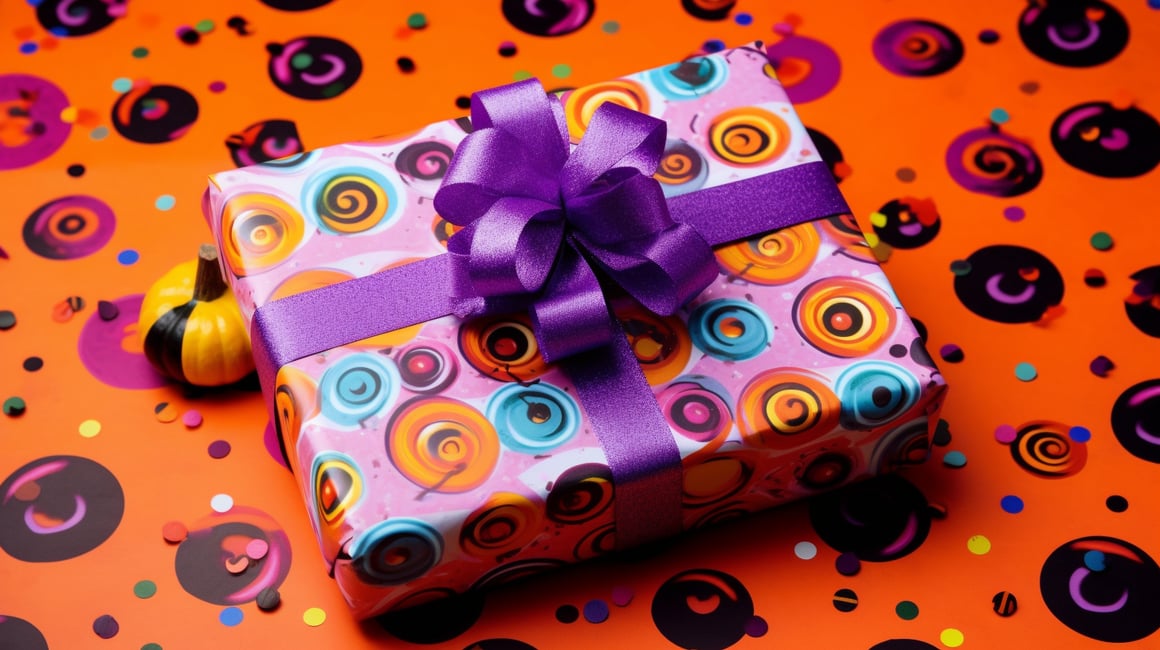 Halloween Surprise Gift Mid-Journey Prompt