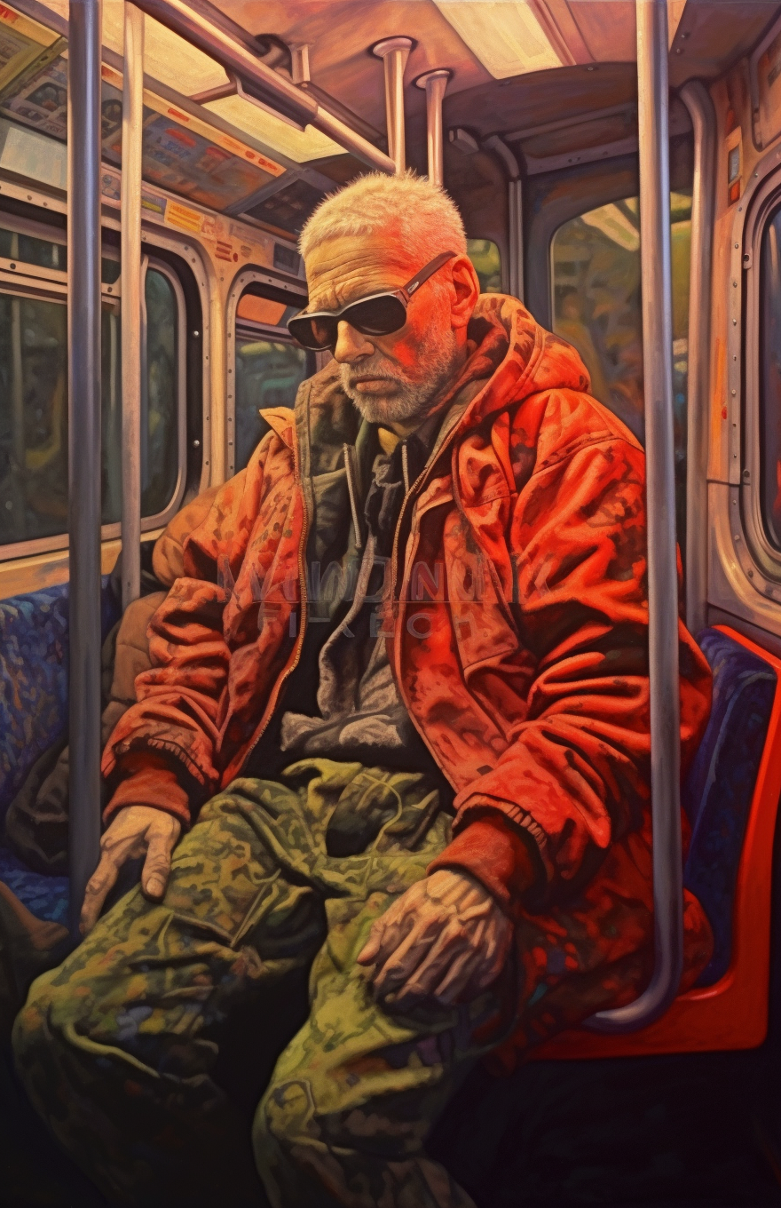 Subway Chronicles: An Artistic Dispatch in Motion
