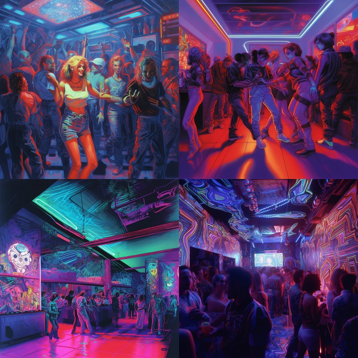 Neon Nostalgia: A Retro Rave Revisit