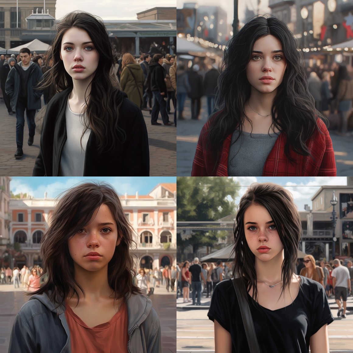 City Square Beauty: A Photorealistic Glimpse