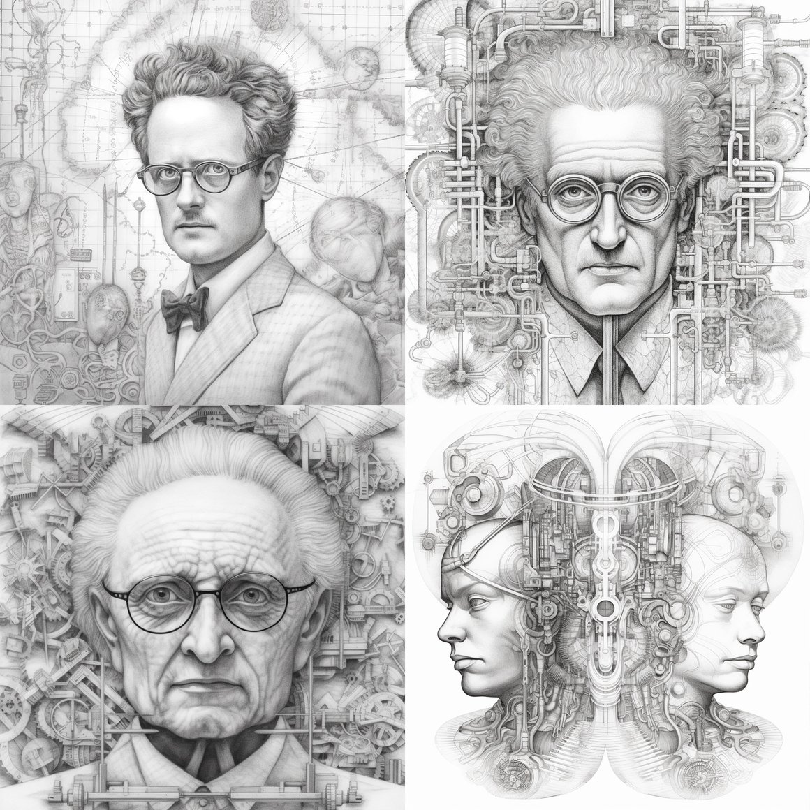 A Tribute to Buddhism and AI through Electromagnetic Quantum Artistry