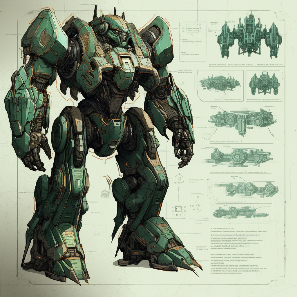 Detailed Cyberpunk Transformer Model: High-Tech Outer Space Design in UHD Quality