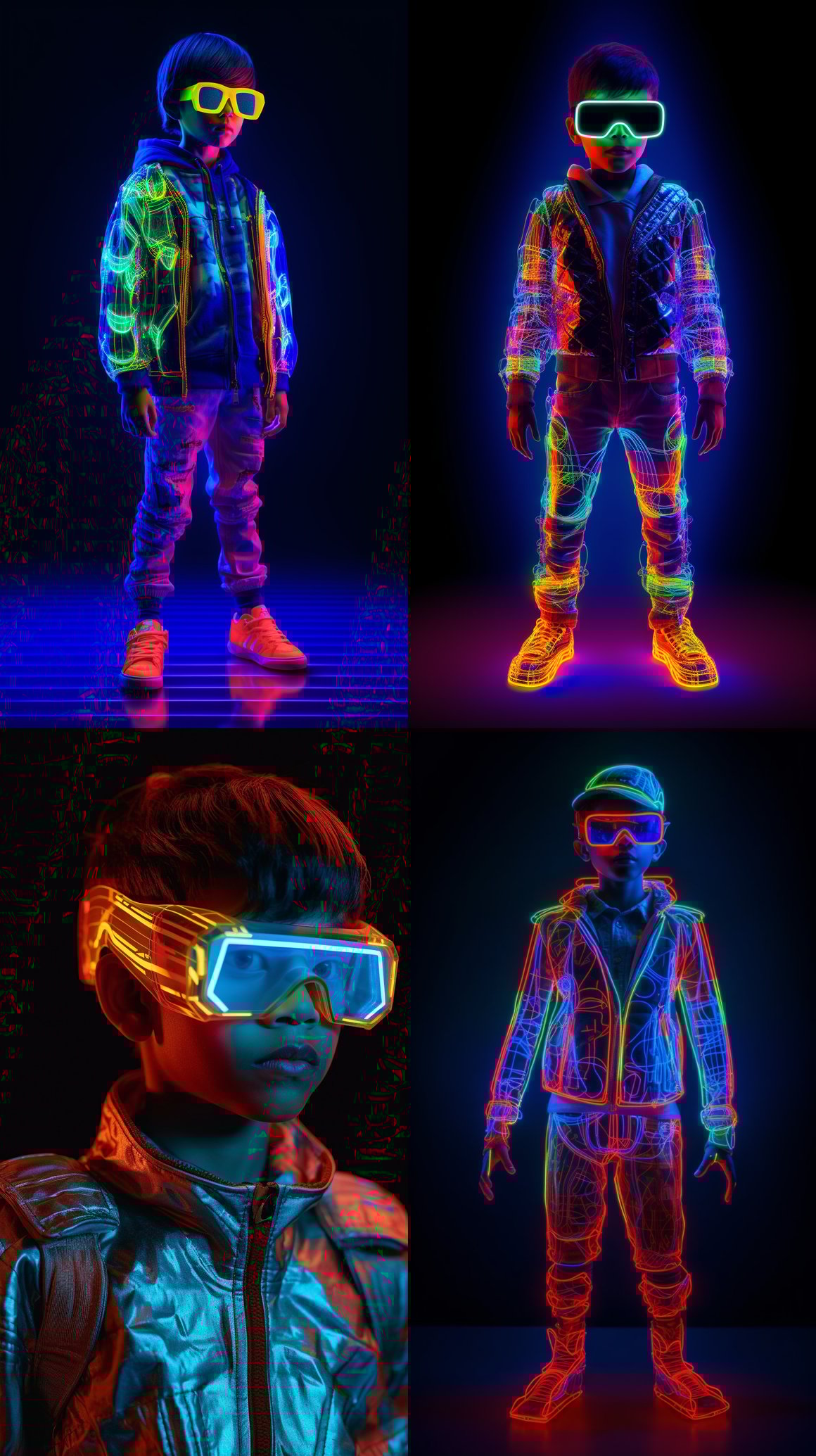 Neon Adventure: Lightningwave Boy in Pop Neo-Constructivism