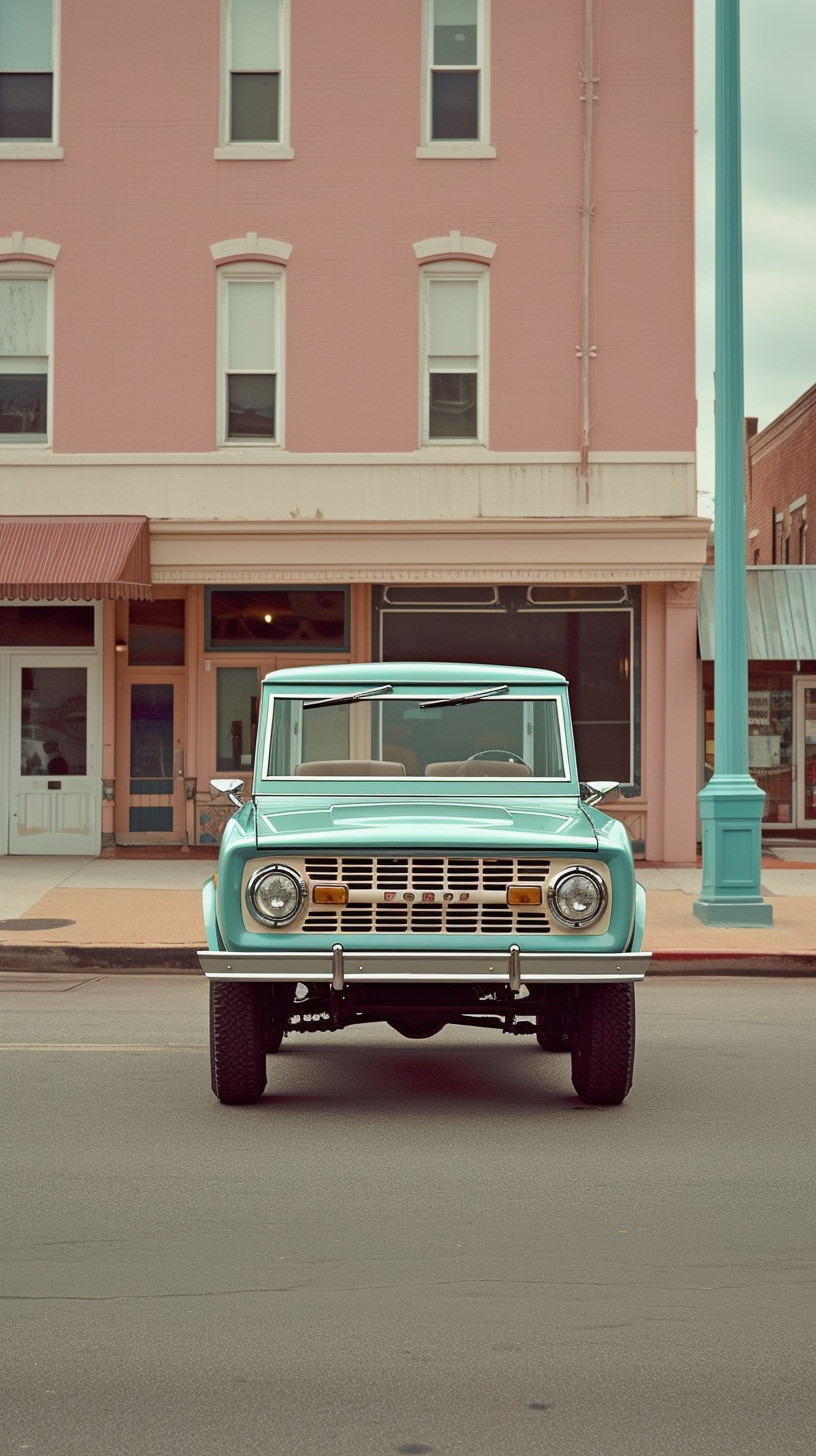 Neoclassical Journey in a 1960s Ford Bronco