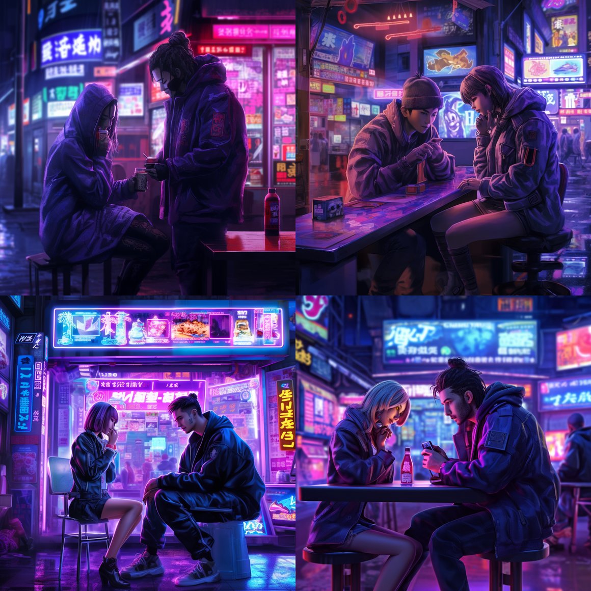 Neon Nights: An Urban Tech Odyssey