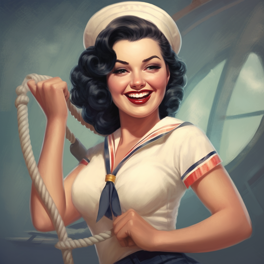 Retro Sea Siren: Mid-Voyage Strength