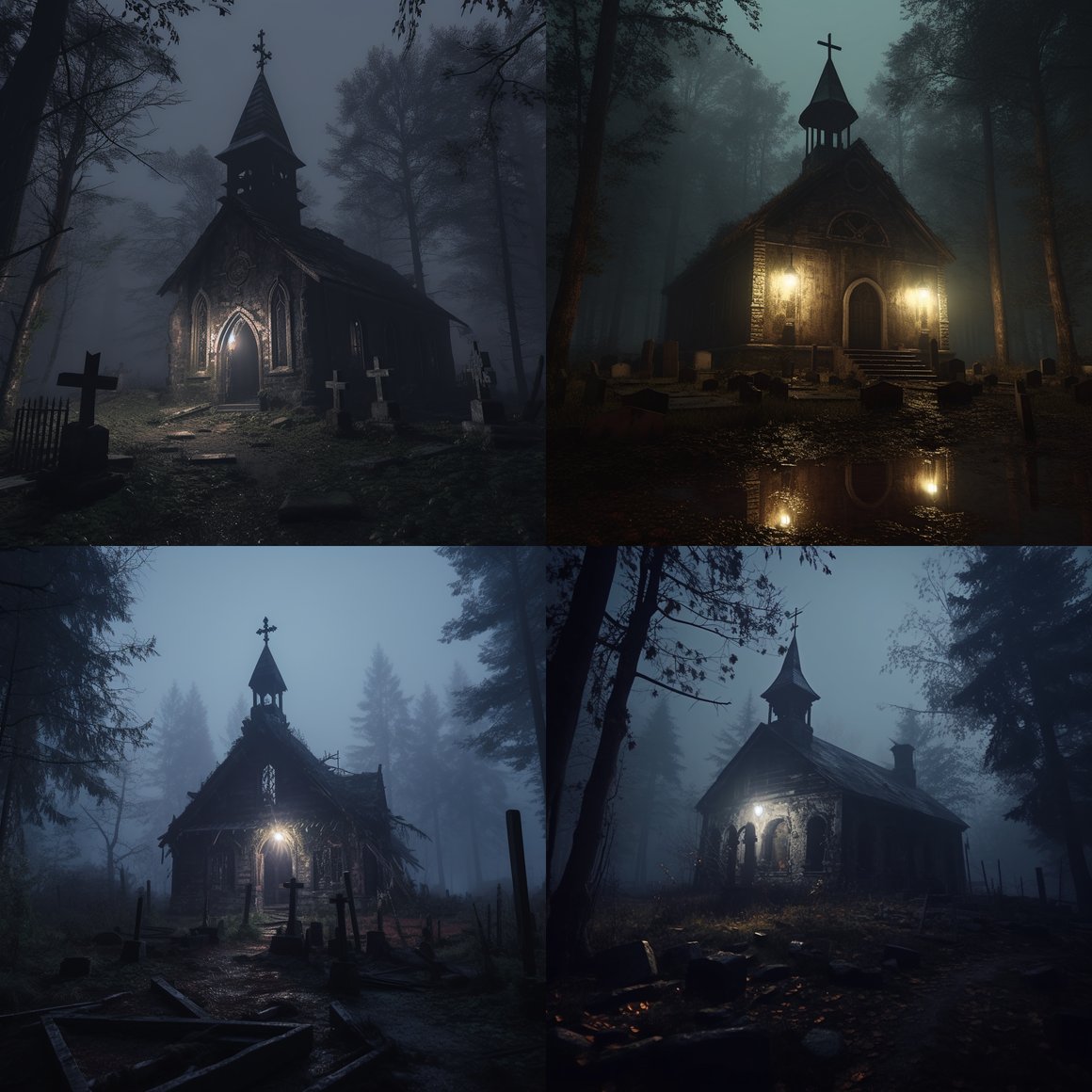 Haunted Sanctuary: A Midnight Voyage in 8K