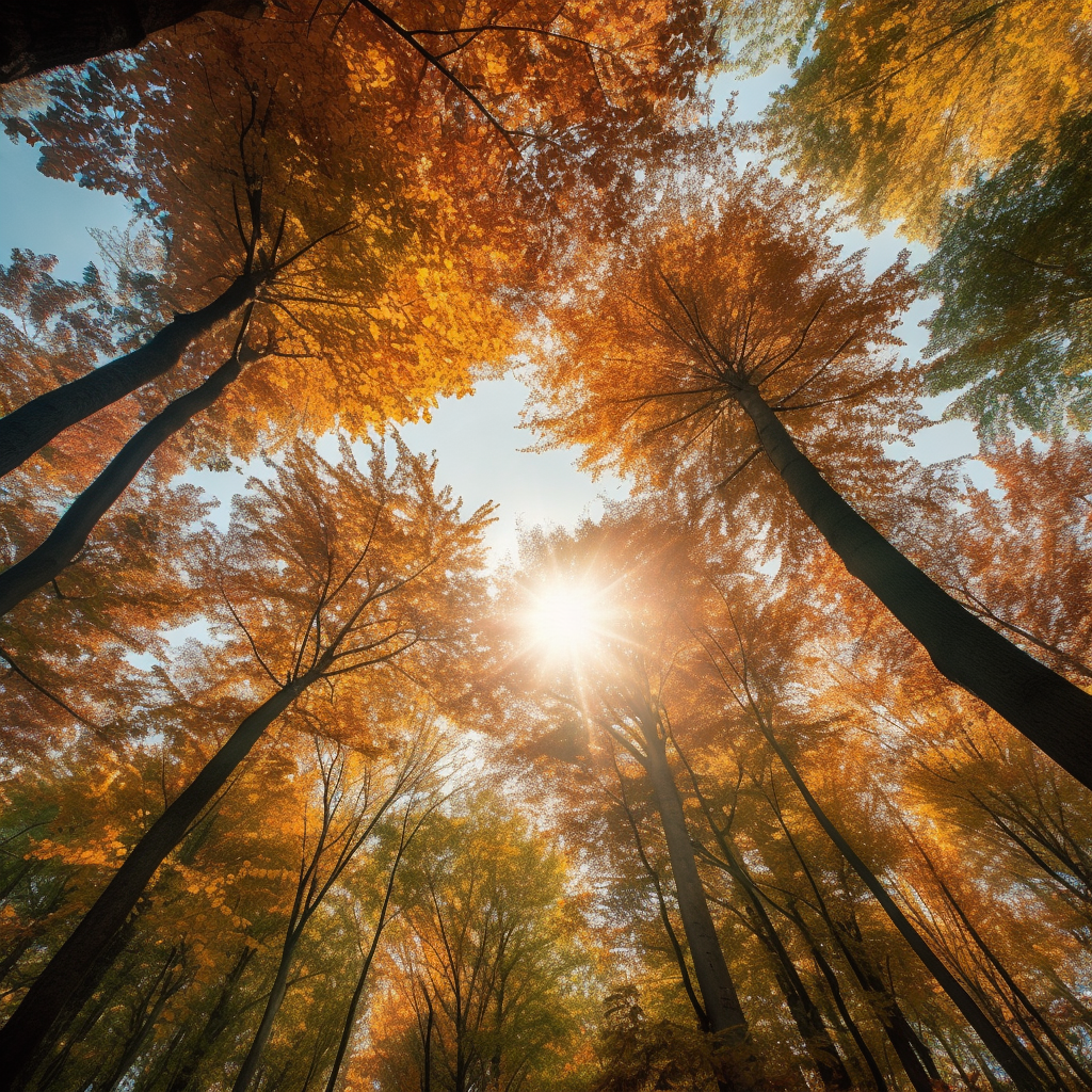 Sun-kissed Canopy: A Mid-Journey Pause