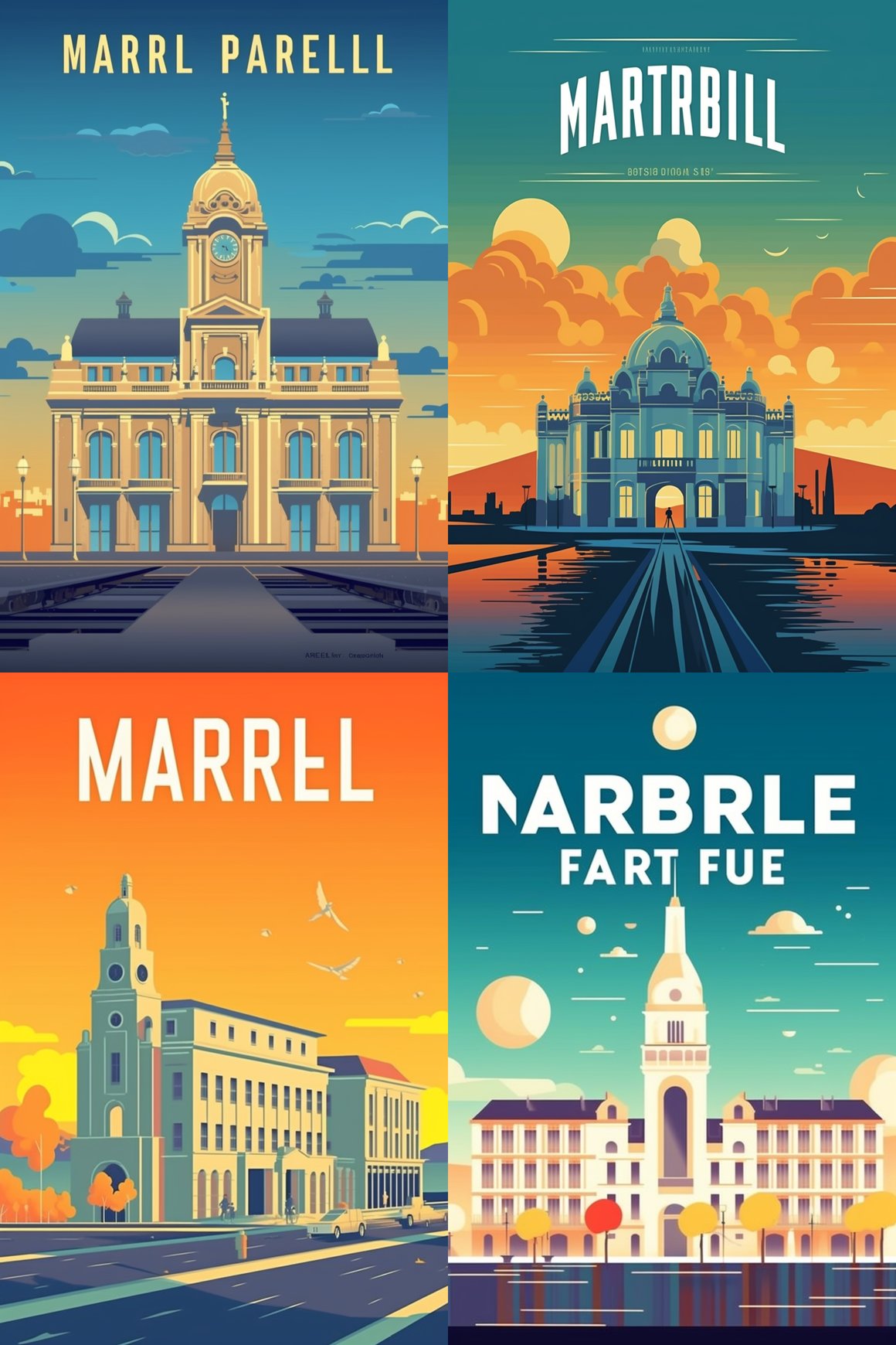 A Vector Art Travel Poster