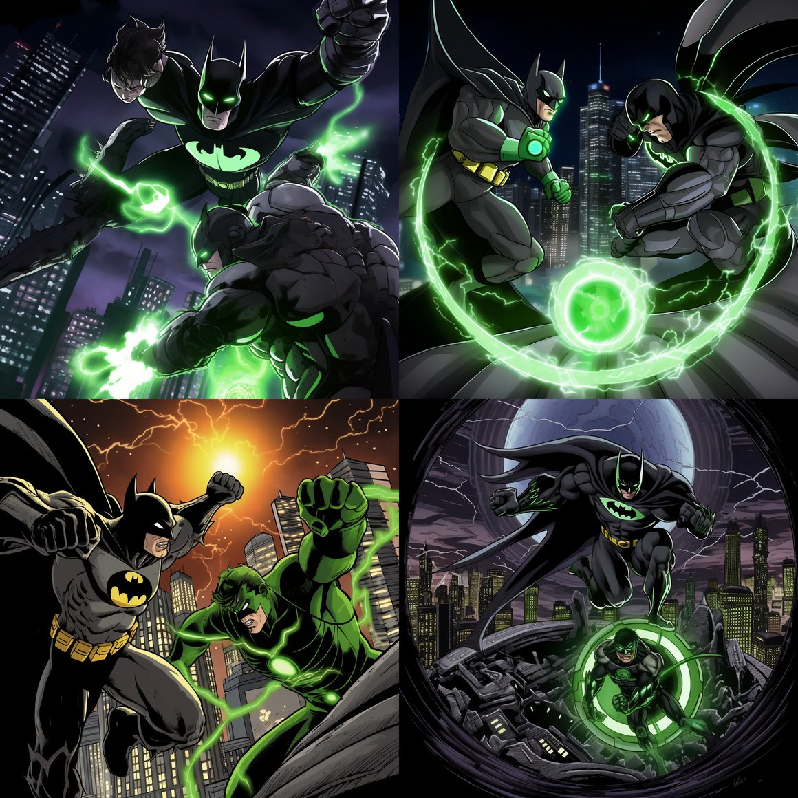 Clash of Heroes: Batman vs Ben 10 at Gotham Tower