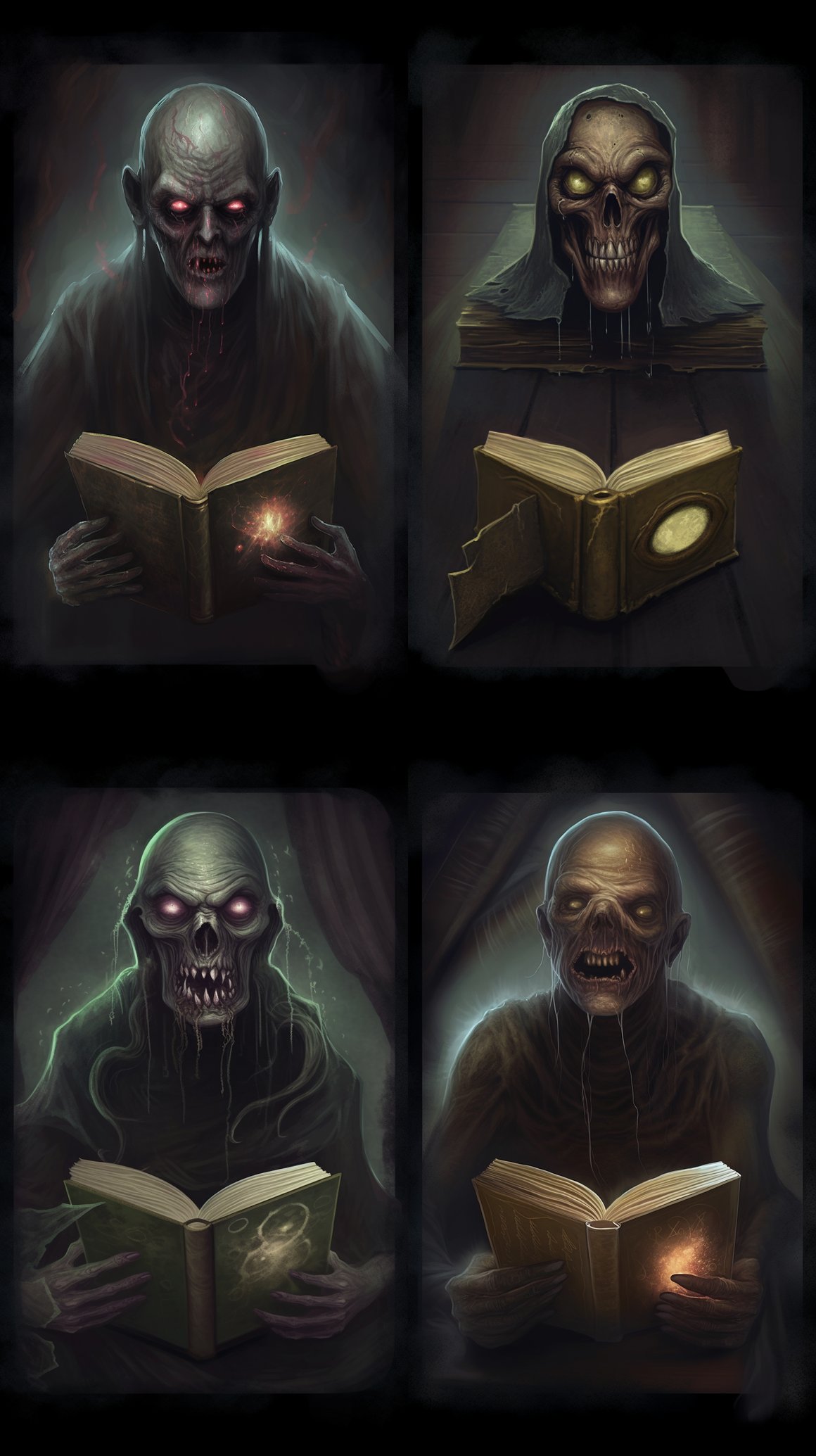 Chilling Midway Exploration: Necronomicon Illustrations
