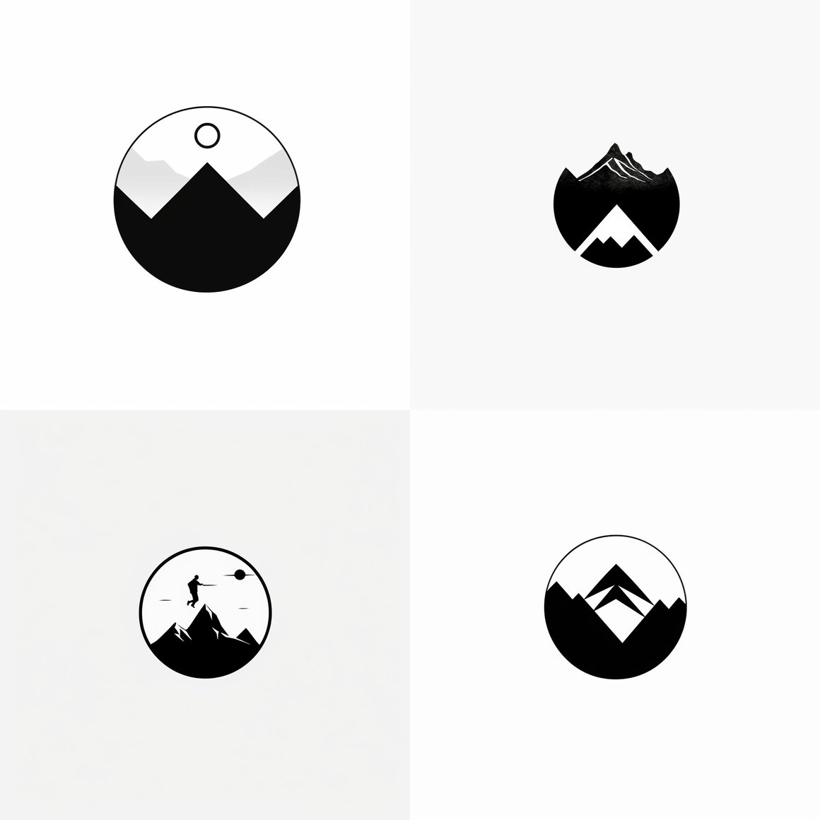 Mid-Travel Monochrome Logo Design by Ivan Chermayeff