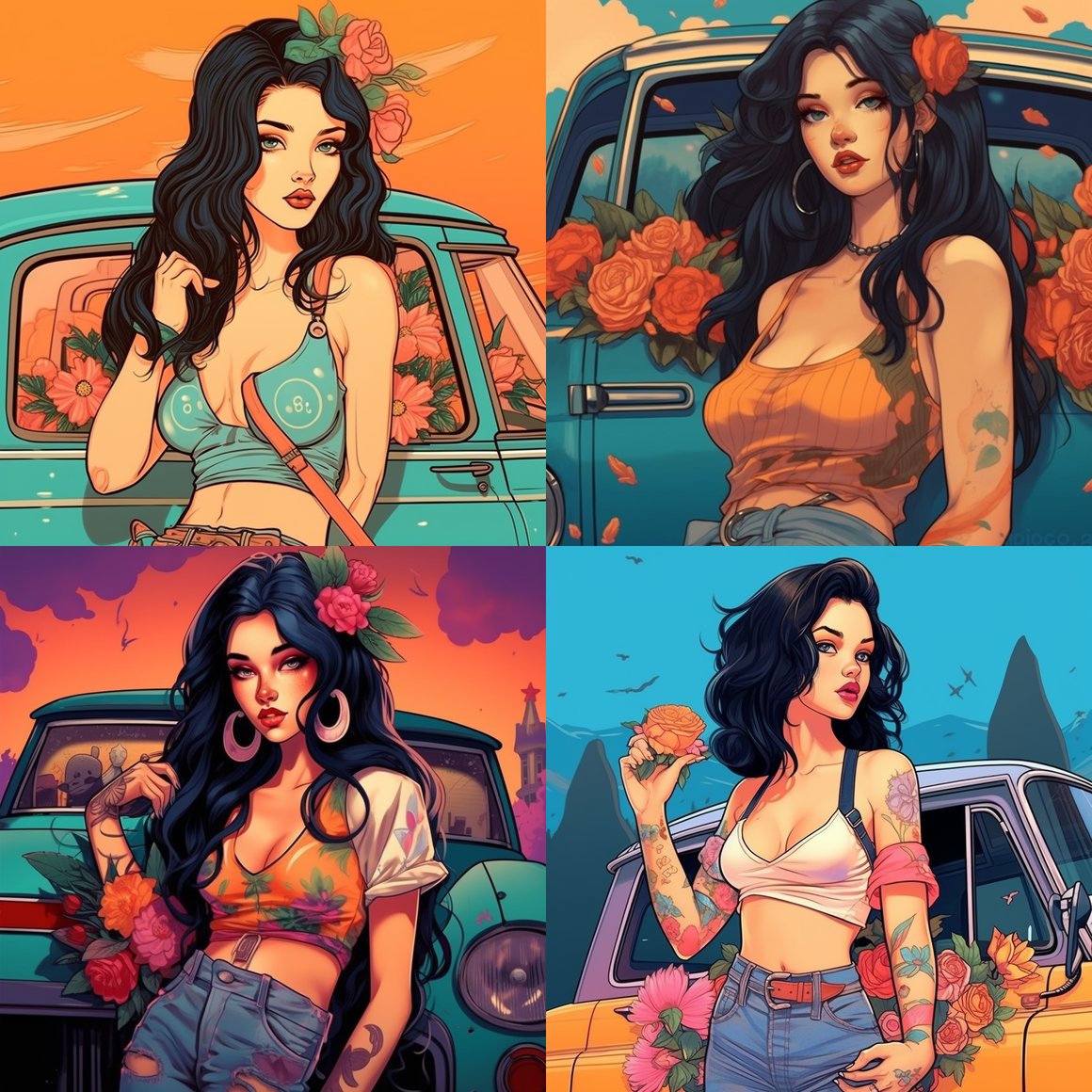 Neon Nostalgia: A Retro Anime Journey