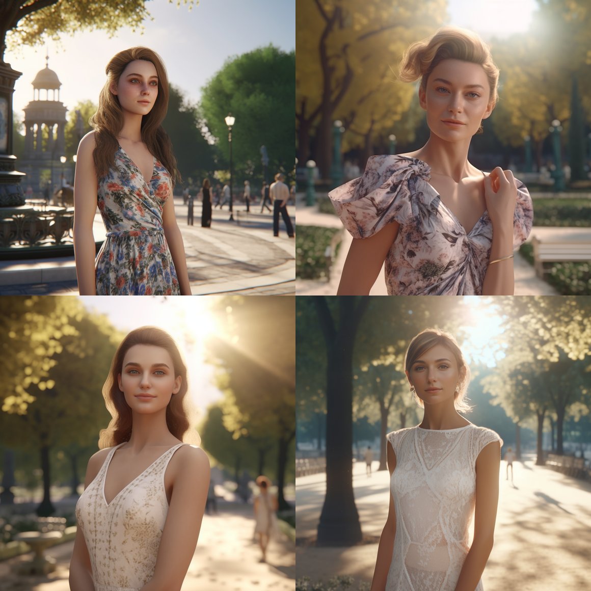 A Supermodel's Mid-Journey Chronicle