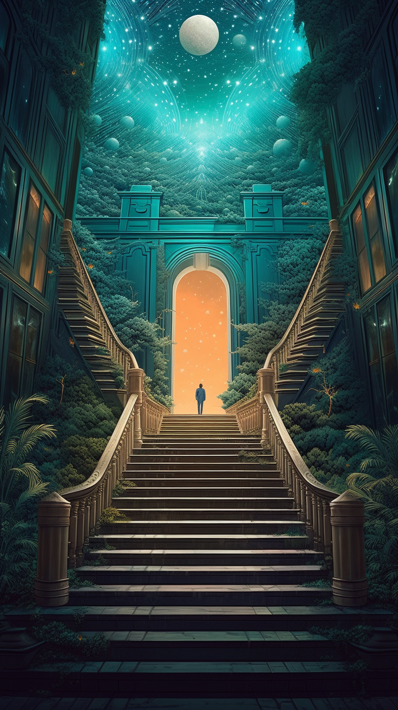 Harmonious Cosmos: An Algorithmic Binary Symphony in Space