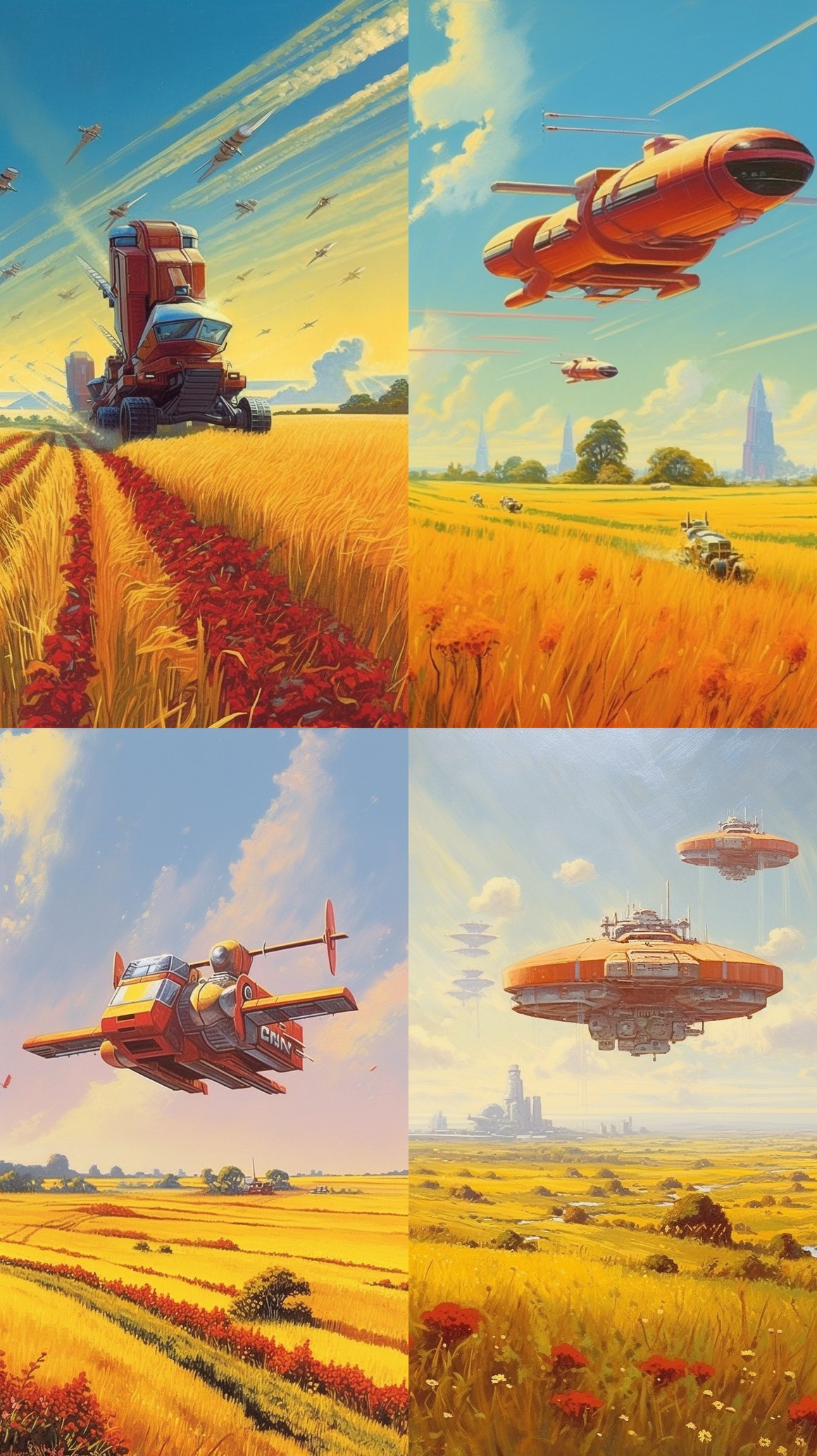 Harvesting Dreams: A Retrofuturism Journey