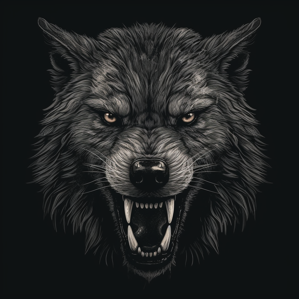 Intense Black Wolf Encounter: Mid-journey Checkpoint