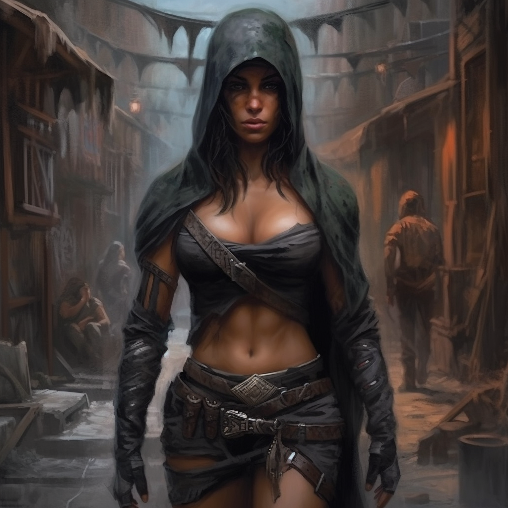 Artistic Exploration of a Female Warrior
