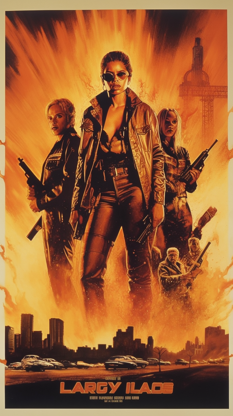 Retro L.A. Femme Fatale Sci-fi Mayhem