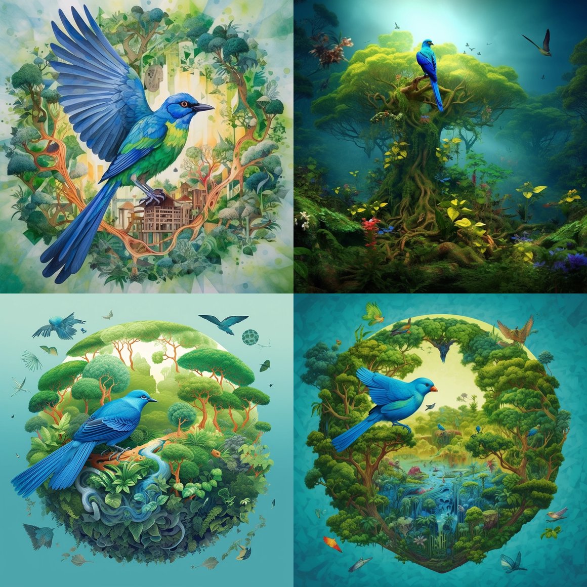 Nature's Spectrum: Midway Reflection