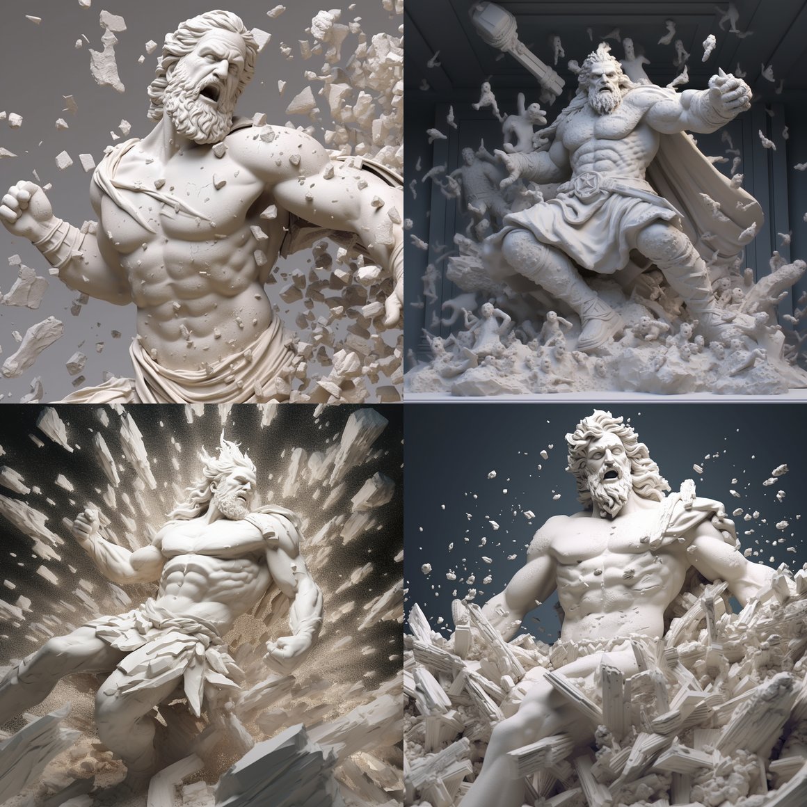 Arsham's Divine Zeus: A 3D Octane Rendering Journey