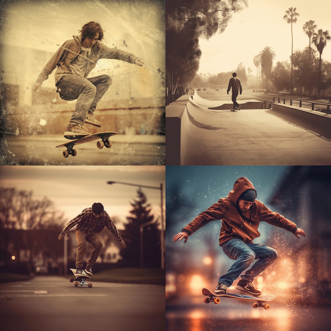 Retro Skater's POV: A Nostalgic Snapshot