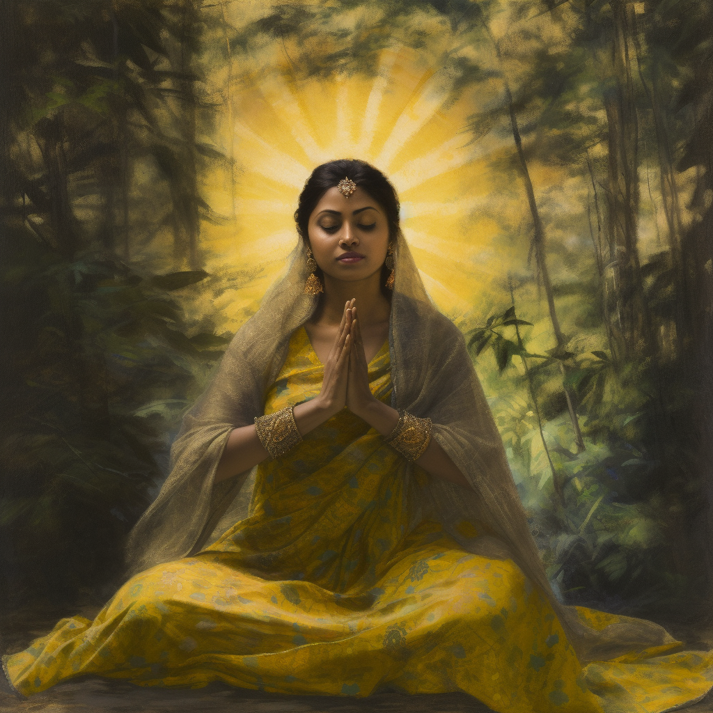 Sun Worship: A Millais-style Indian Odyssey