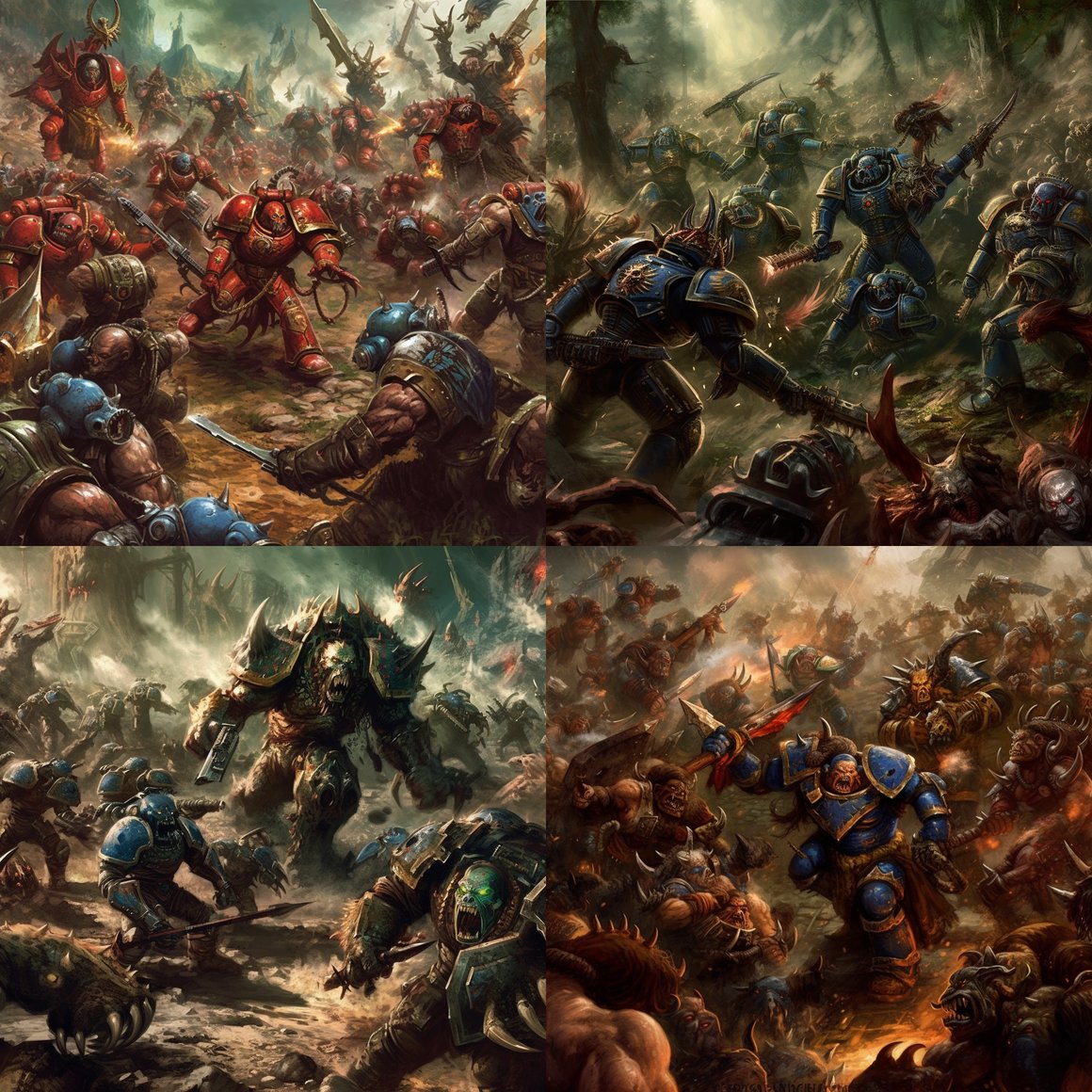 Clash of Titans: The Warhammer Marines vs Goblin Horde