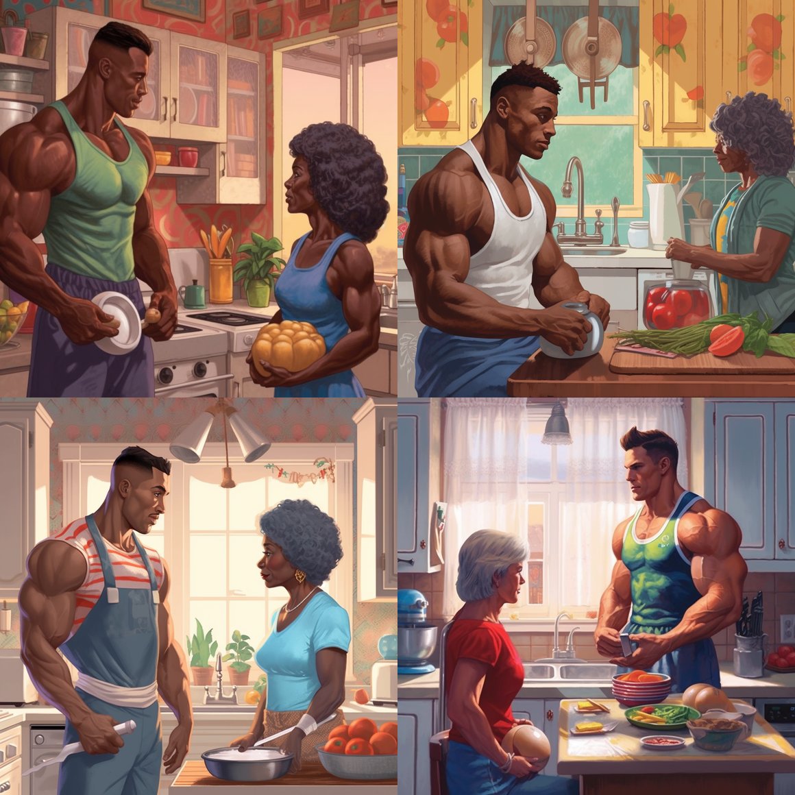 A Teen Bodybuilder's Conversation