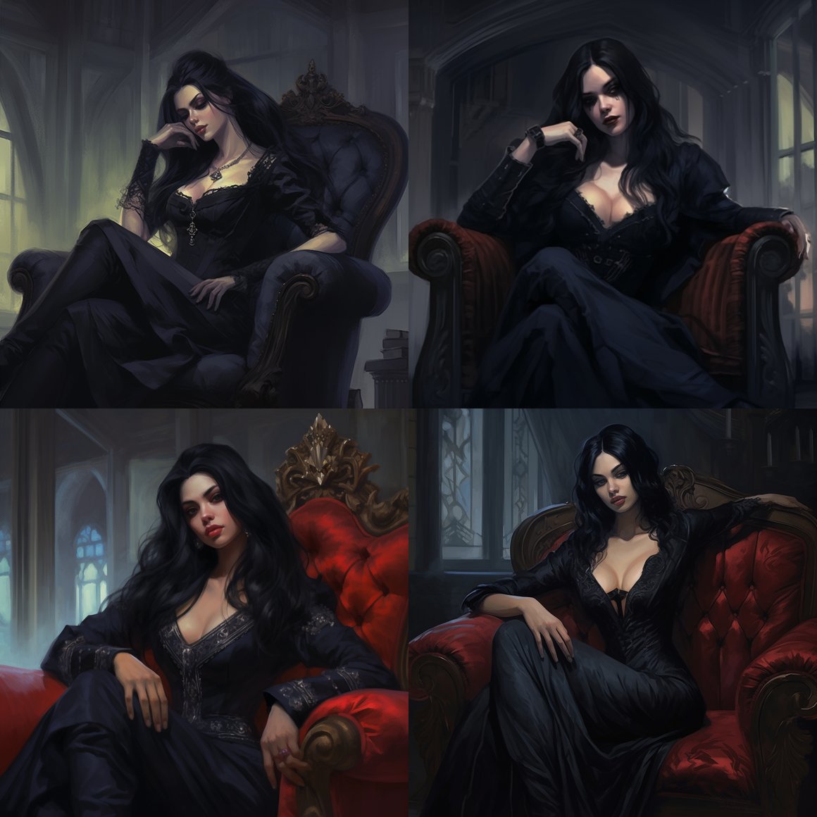 Chronicles of the Elusive Vampire Lady - RPG Art v5.1