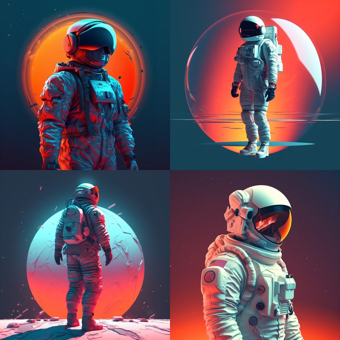 Neon Odyssey: Astronaut's Midway Travails in Space v5.1