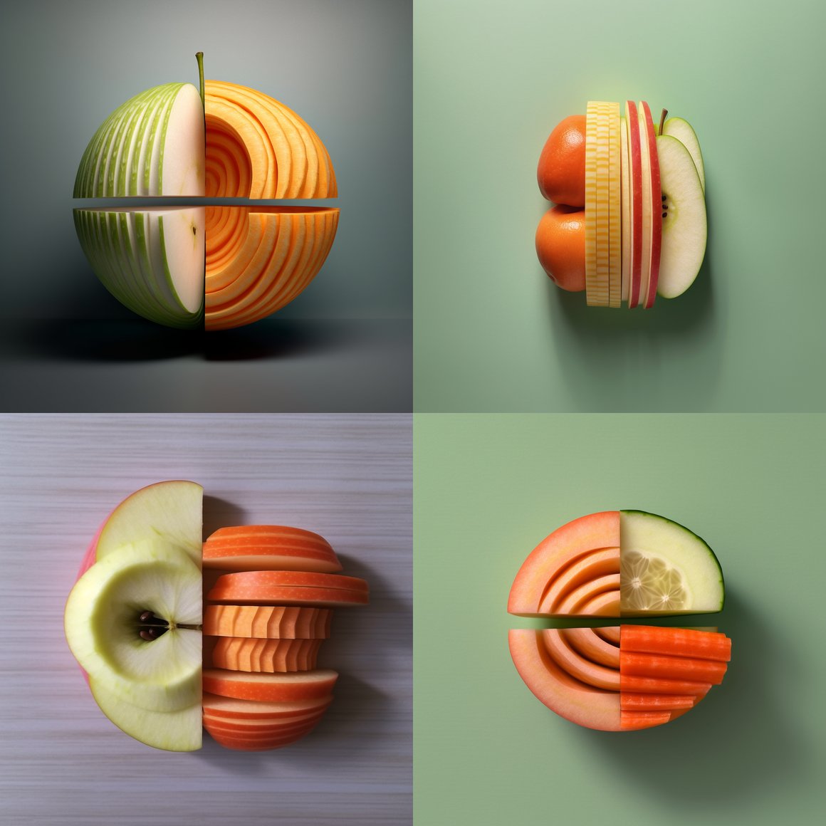 Healthy Snacks Sketching Progress