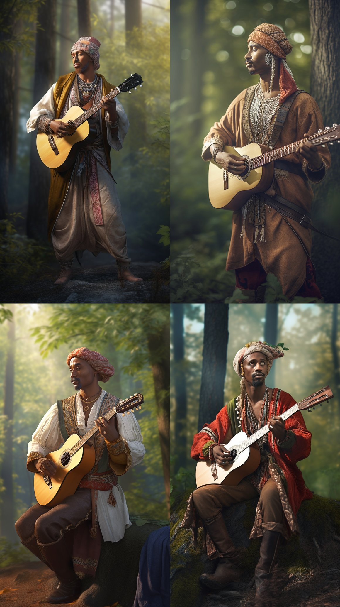 A Unique Fusion of Rap Culture and Russian Festival in a Summer Forest