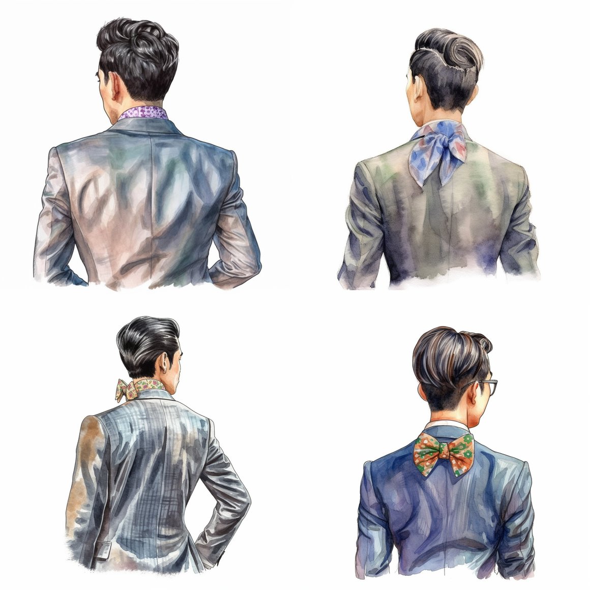 Asian Businessman Mid-Journey: Sketch and Coloring Book