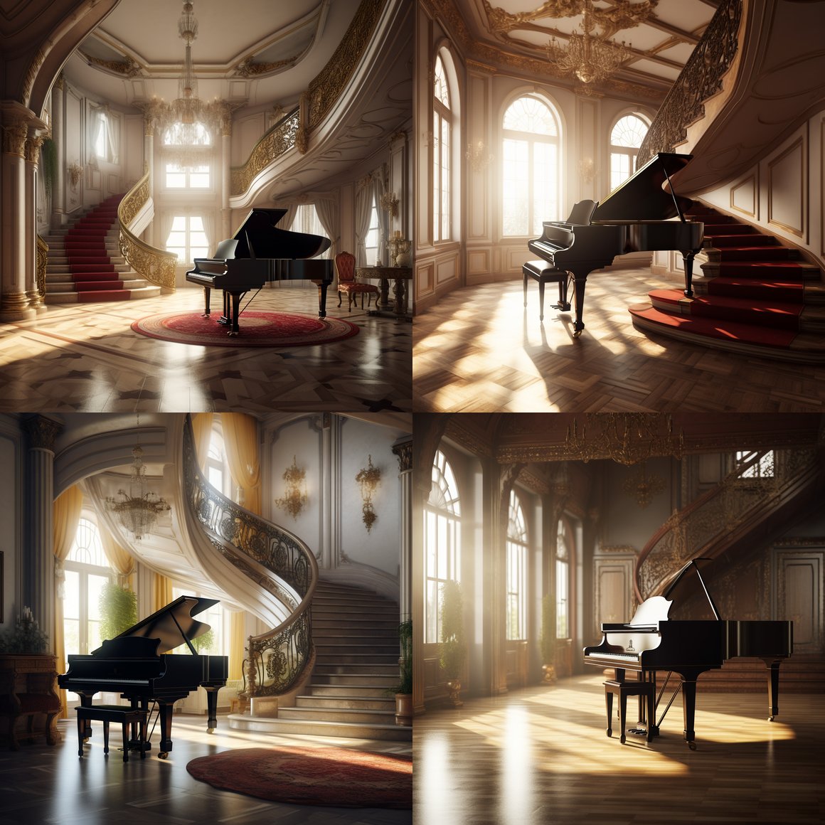 Classic Piano Symphony: A Mid-Journey 4K Experience Upbeta