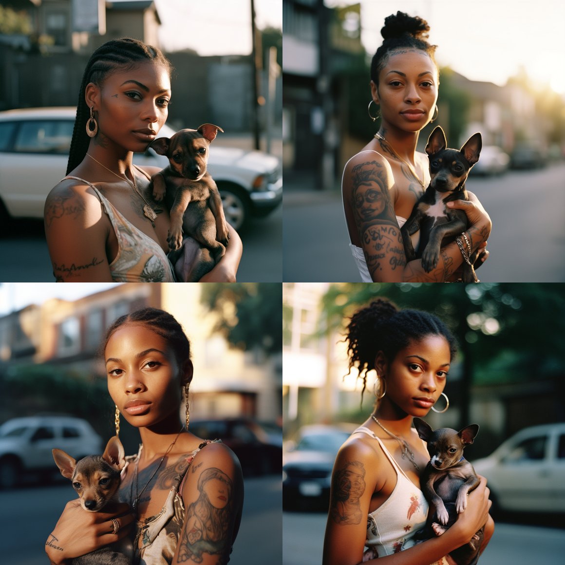 Summer Sunset Portrait: Elegance in Suburbia